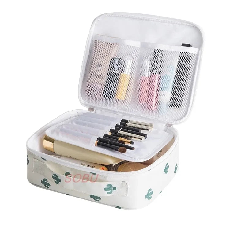 trousse de toilette voyage femme à fleur - Dasuro
