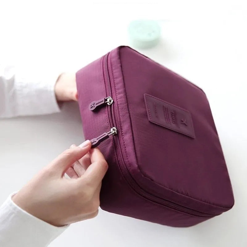 trousse de toilette voyage femme à fleur - Dasuro
