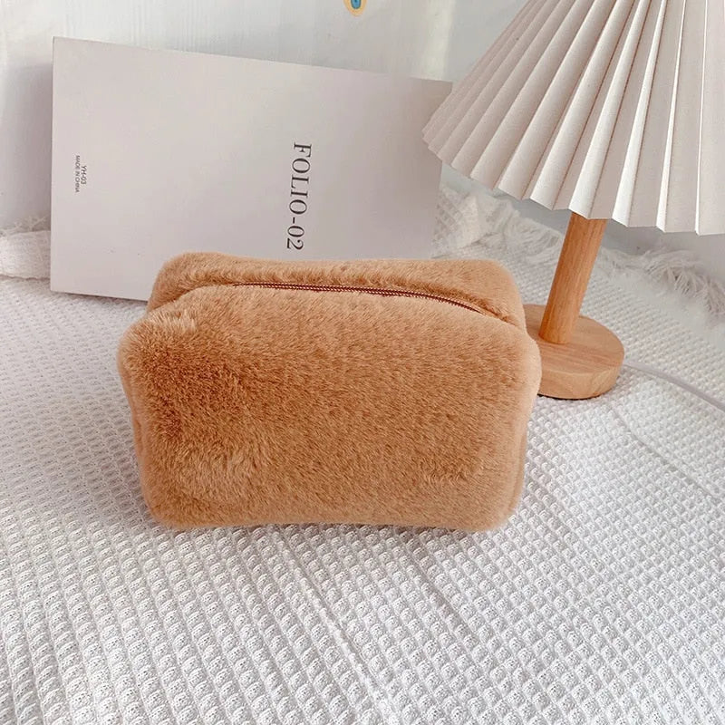 trousse de toilette fourrure - Dasuro