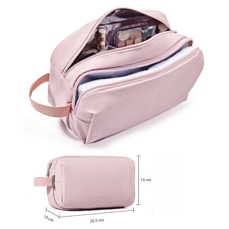 trousse de toilette de luxe rose S