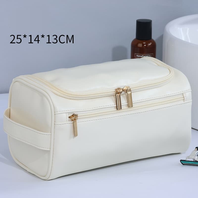 trousse de toilette vintage variante blanche