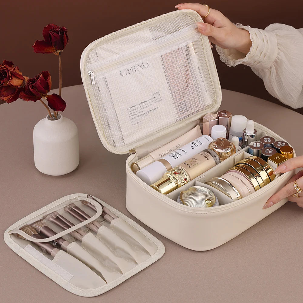 Trousse de toilette femme grande ouverture Dasuro