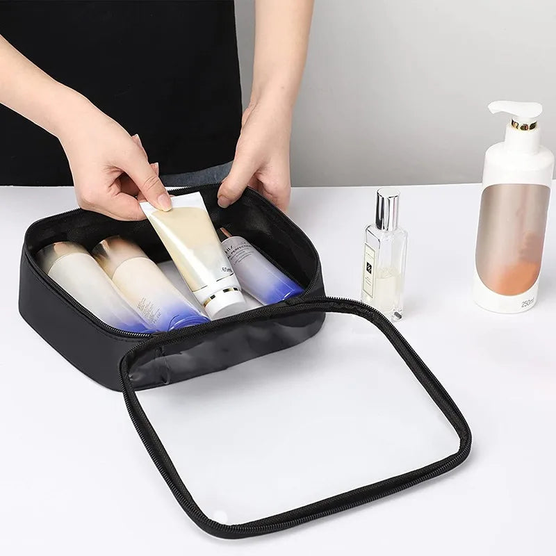 Grande trousse de toilette transparente femme Dasuro