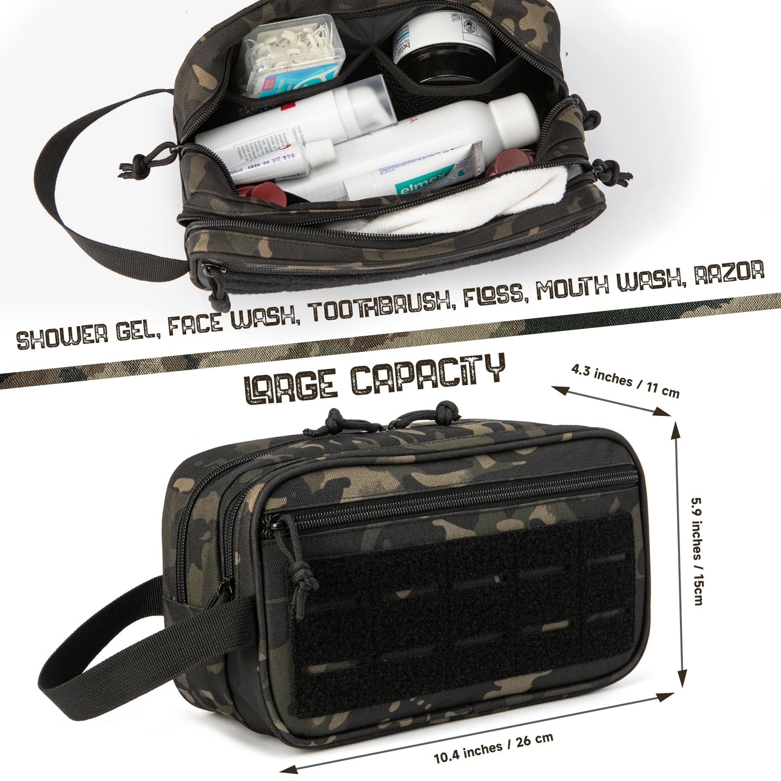 Trousse de toilette homme militaire Dasuro