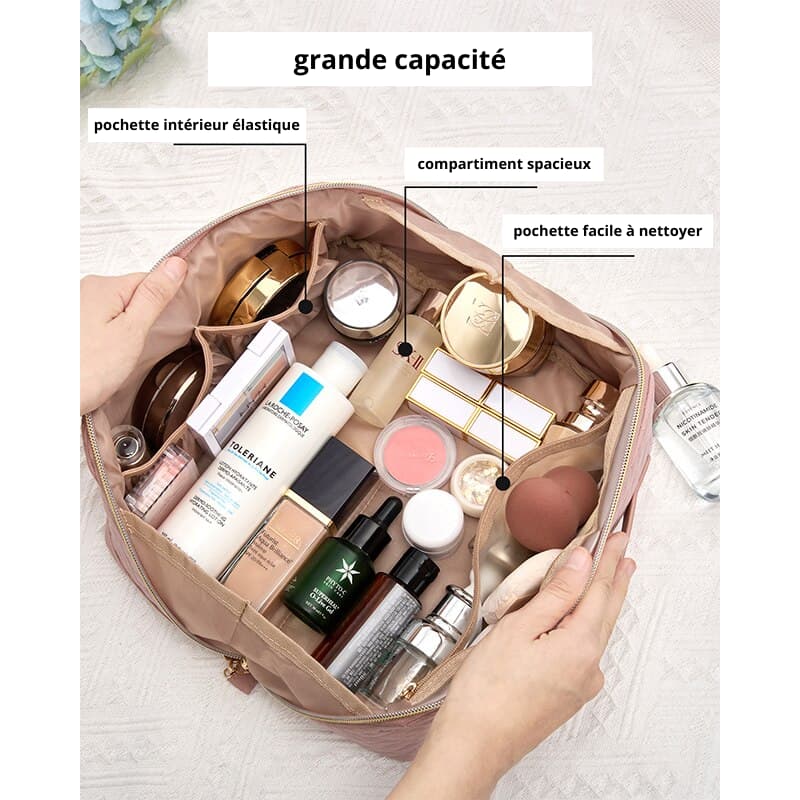 trousse de toilette tendance grande capacité